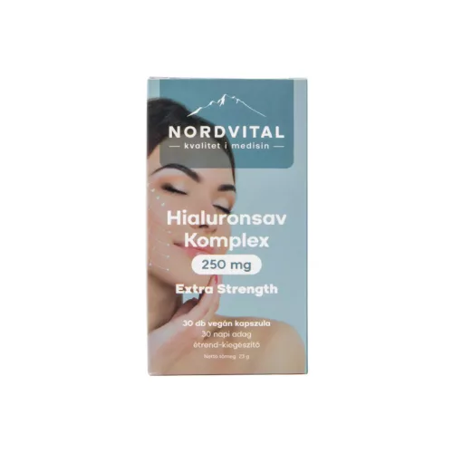 Nordvital Hialuronsav komplex vegán kapszula 30 db 