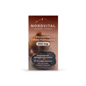Nordvital Fermentált Fekete Fokhagyma kapszula 500 mg 60db
