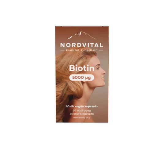 Nordvital Biotin (B7-vitamin) 60 db