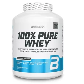   Biotech 100% Pure Whey tejsavó fehérjepor 2270g black biscuit