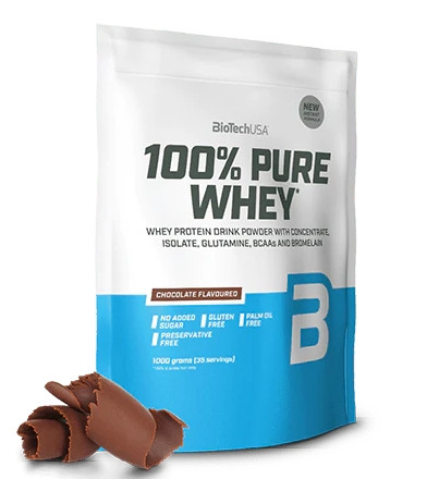 Biotech 100% Pure Whey tejsavó fehérjepor 1000g csokoládé
