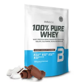   Biotech 100% Pure Whey tejsavó fehérjepor 1000g kókusz-csokoládé