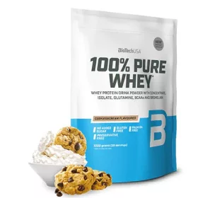   Biotech 100% Pure Whey tejsavó fehérjepor 1000g cookies&cream
