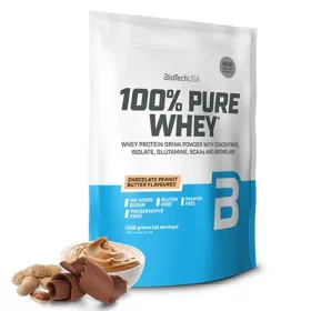   Biotech 100% Pure Whey tejsavó fehérjepor 1000g csokoládé-mogyoróvaj