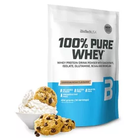   Biotech 100% Pure Whey tejsavó fehérjepor 454g cookies&cream