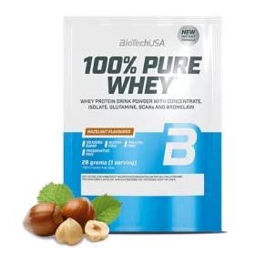 Biotech 100% Pure Whey tejsavó fehérjepor 28g mogyoró