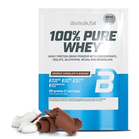   Biotech 100% Pure Whey tejsavó fehérjepor 28g kókusz-csokoládé