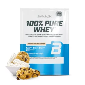   Biotech 100% Pure Whey tejsavó fehérjepor 28g cookies&cream
