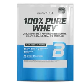   Biotech 100% Pure Whey tejsavó fehérjepor 28g black biscuit