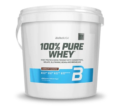 Biotech 100% Pure Whey tejsavó fehérjepor 4000g csokoládé