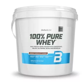   Biotech 100% Pure Whey tejsavó fehérjepor 4000g kókusz-csokoládé