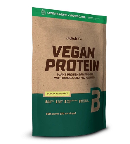 Biotech Vegan Protein 500g banán fehérje italpor
