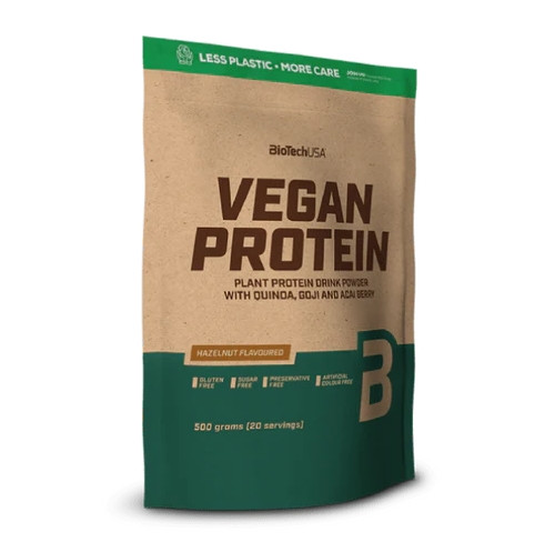 Biotech Vegan Protein 500g mogyoró fehérje italpor