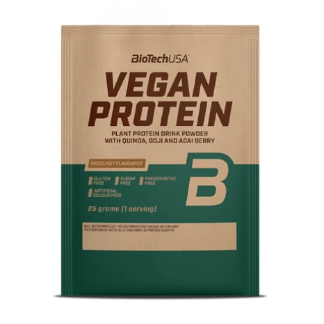 Biotech Vegan Protein 25g mogyoró fehérje italpor