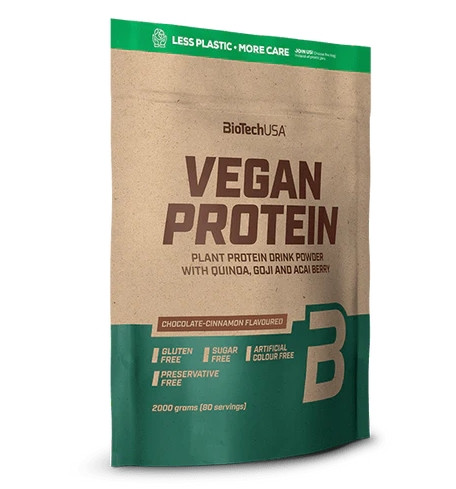 Biotech Vegan Protein 2000g banán fehérje italpor