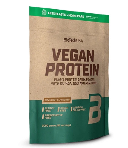 Biotech Vegan Protein 2000g mogyoró fehérje italpor