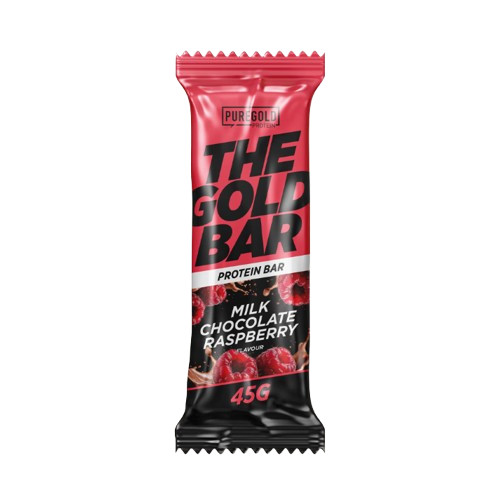 Pure Gold The Gold Bar protein szelet - csokoládé málna 45 g