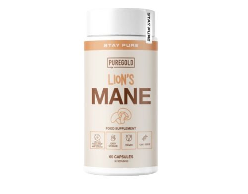 Pure Gold Lion's Mane Vegan süngomba kapszula 60 db