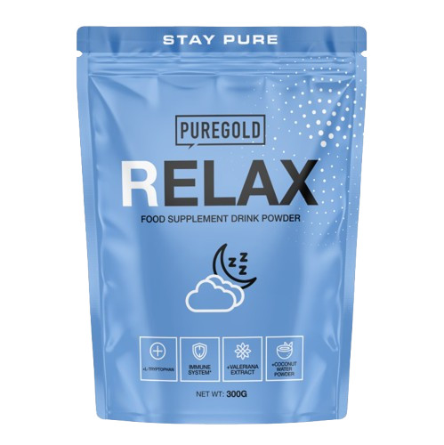 Pure Gold Relax Support italpor - erdei gyümölcs 300 g