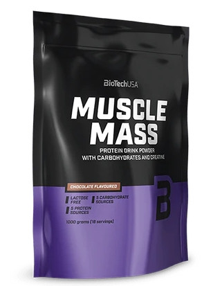 Biotech Muscle Mass 1000g vanília italpor