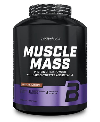 Biotech Muscle Mass 4000g vanília italpor