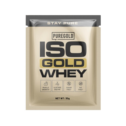 Pure Gold Iso Gold Whey fehérje italpor - 30 g -  Triple Chocolate