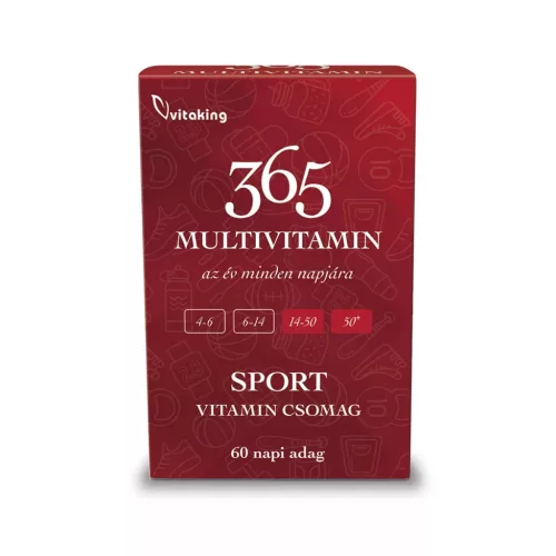 Vitaking 365 Multivitamin Sport csomag 60 db