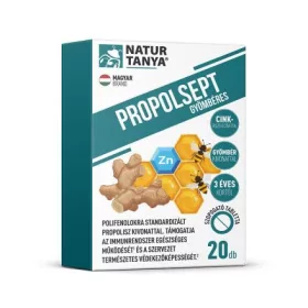   Natur Tanya PROPOLSEPT GYÖMBÉRES - Propoliszos szopogató tabletta 20 db