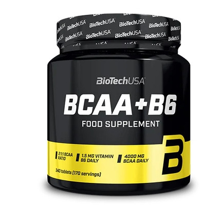 Biotech BCAA+B6 340 tabletta