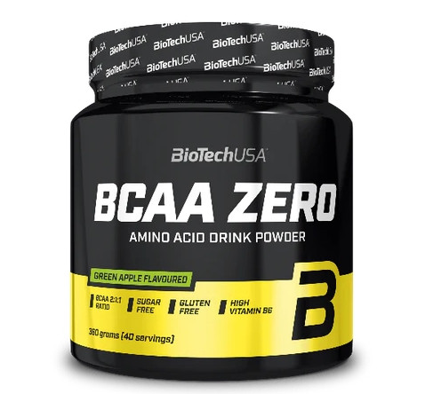 Biotech BCAA ZERO 360g zöldalma italpor