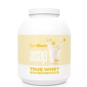 GymBeam Asap True Whey tejsavófehérje 2000 g - banán