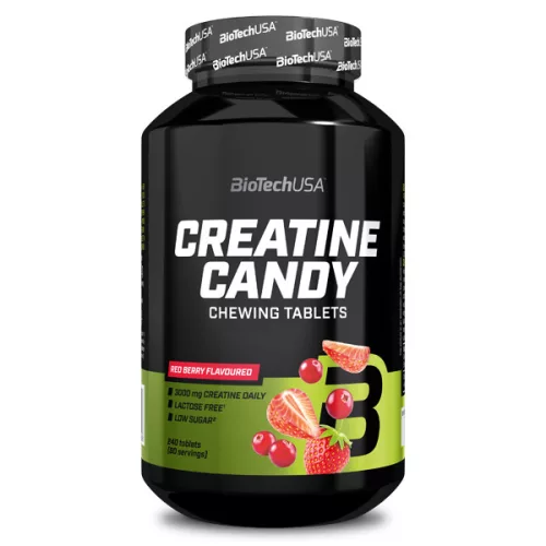 Biotech Creatine Candy kreatin rágótabletta 240 db