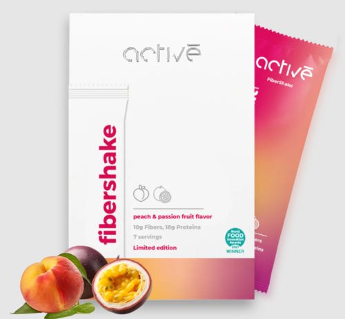 activé FiberShake 7 adag - peach & passion fruit 