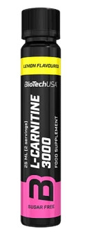 Biotech L-Carnitine ampulla 3000mg citrom 25ml