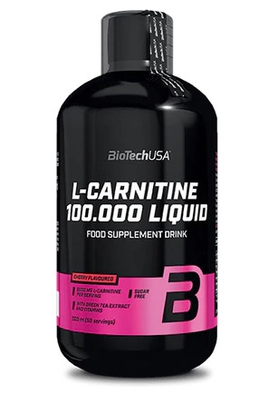 Biotech L-Carnitine 100.000 étrendkiegészítő ital 500ml cseresznye