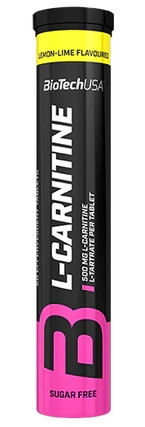 Biotech L-Carnitine pezsgőtabletta 500mg áfonya-málna 20 tabletta