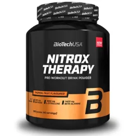Biotech NitroX Therapy italpor 680g trópusi gyümölcs