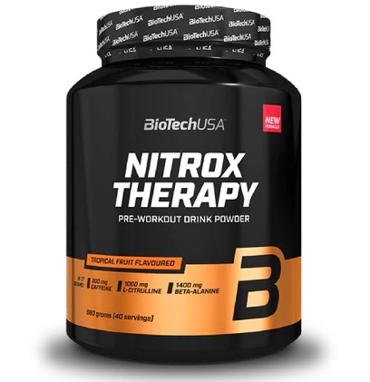 Biotech NitroX Therapy italpor 680g trópusi gyümölcs