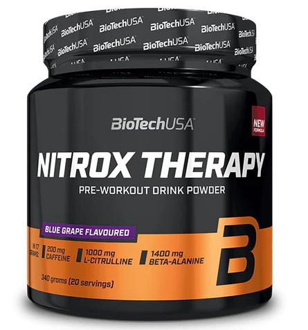 Biotech NitroX Therapy italpor 340g kékszőlő