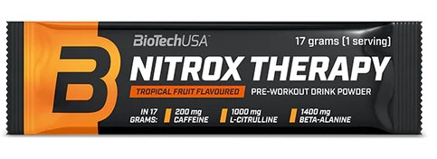 Biotech NitroX Therapy italpor 17g trópusi gyümölcs