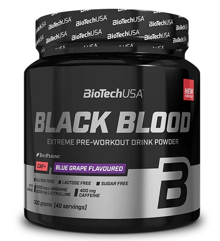 Biotech Black Blood CAF+ 300g áfonya