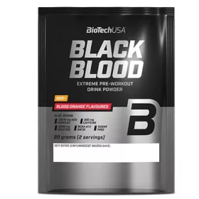   Biotech Black Blood NOX+ edzés előtti italpor 20g vérnarancs