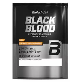   Biotech Black Blood NOX+ edzés előtti italpor 20g trópusi gyümölcs