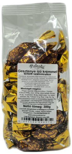 Paleolit gesztenye ízű krémmel töltött szaloncukor 300 g