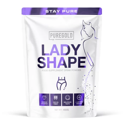 Pure Gold Lady Shape étkezés helyettesítő shake -Milk Chocolate 450g