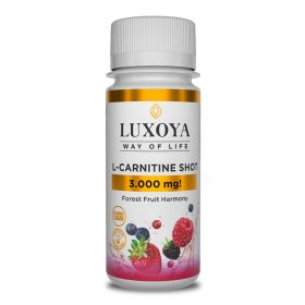   Luxoya L-Carnitine Shot 3000 mg folyékony L-karnitin 60 ml, erdei gyümölcs