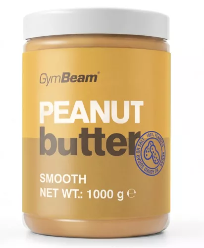 GymBeam 100 % mogyoróvaj 1000 g - sima