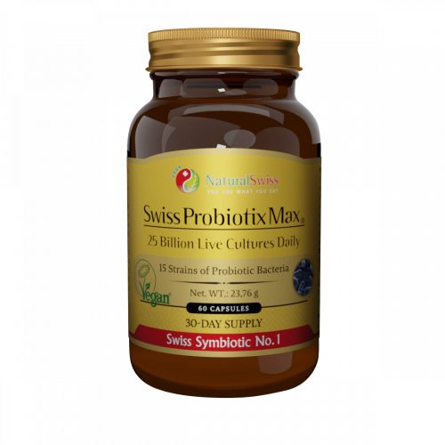 NaturalSwiss Swiss Probiotix Max probiotikum 60 db