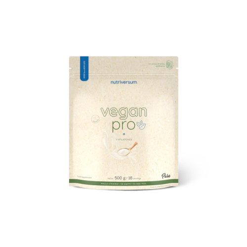 Nutriversum Vegan Pro növényi fehérje, ízesítetlen 500 g