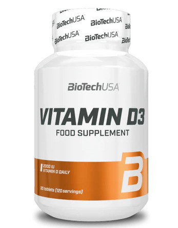 Biotech Vitamin D3 50mcg 120 tabletta